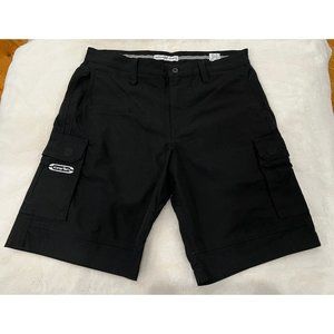 Marwin Sports Motorsport Performance Cargo Shorts 34  7 Pockets Black